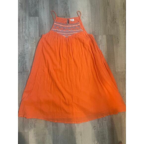 Crown & Ivy Beach Coral Embroidered dress size Medium - Picture 12 of 13